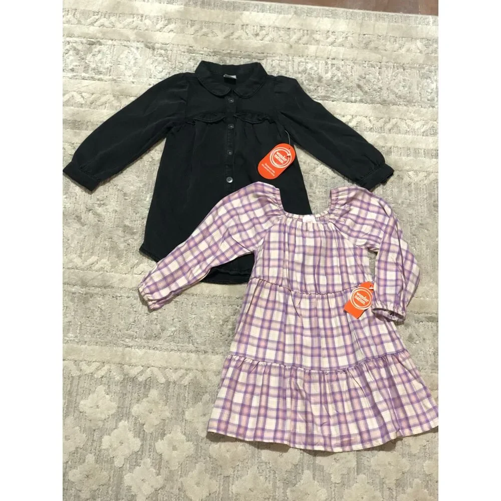 Wonder Nation Girls 3T Dress Bundle New